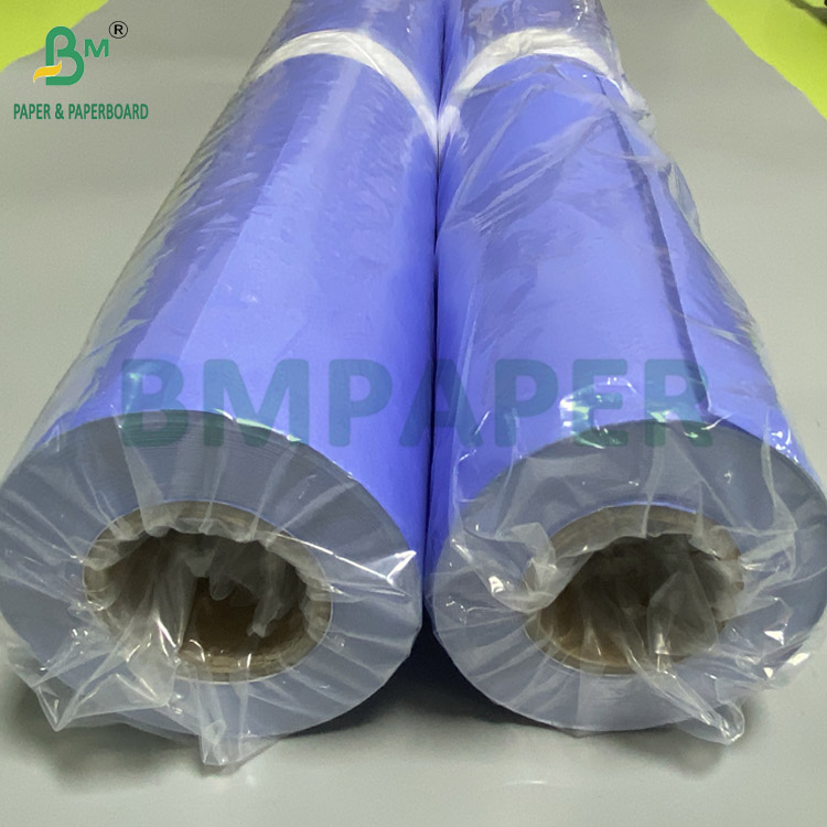 CAD Plotter Rolls One Side Printing Blue Paper A1 Size 24" X 50m 2'' Core