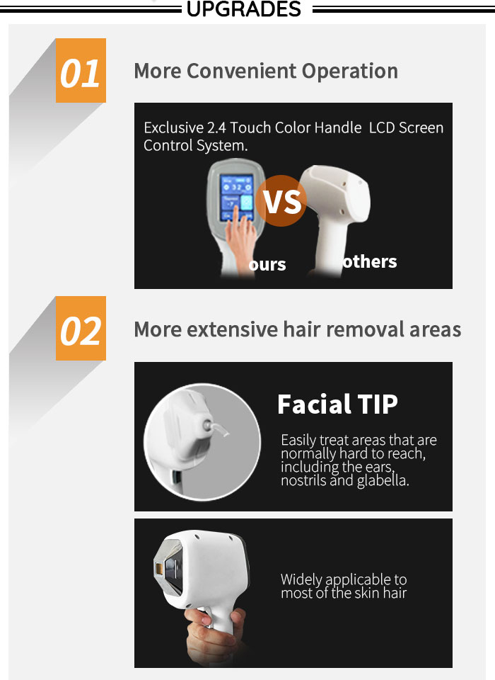Hair Removal Diode Triple Wavelength Laser , 808 755 1064 Alexandrite Laser Machine