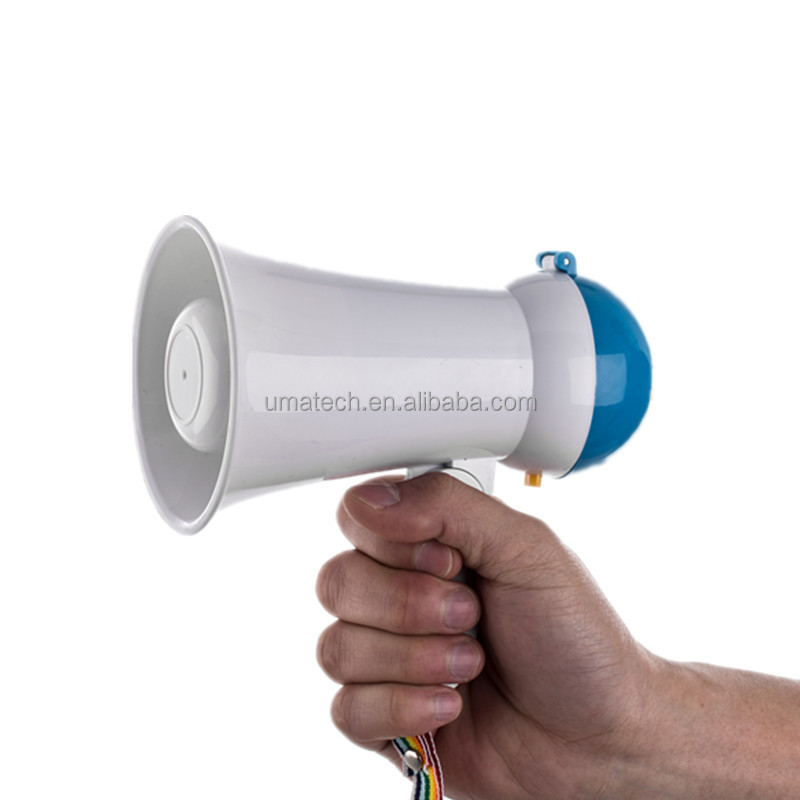 Sport Cheerleading School Battery Powered Mini Megaphone 5W Output Power Set Type Speaker