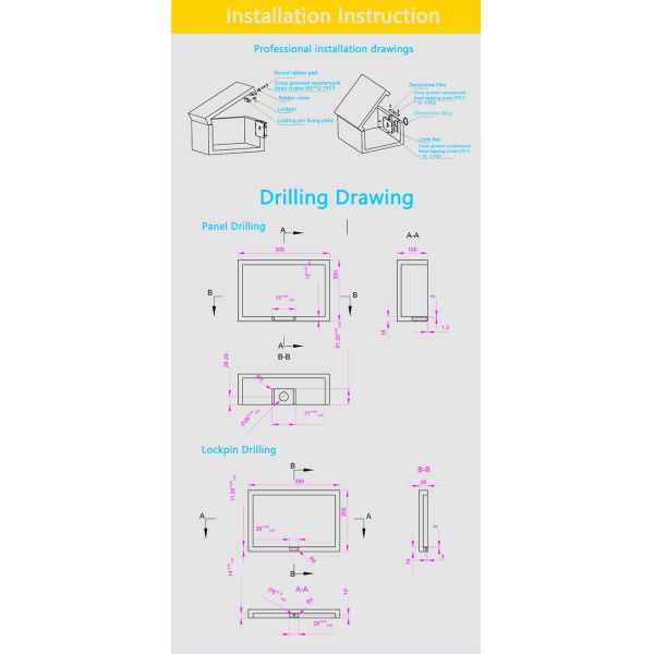 Smart Small Finger Print Biometric File Cabinet Lock Drawer Fingerprint Clothes Locker Lock For Office Home