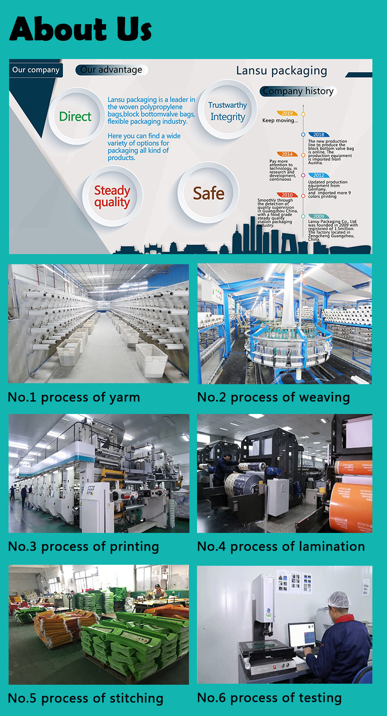 Printed PP Woven Packaging Bags , 10Kg Polypropylene Rice Sack