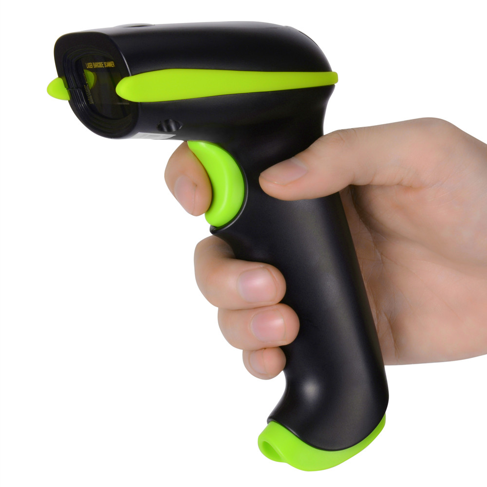1D Wired Barcode Scanner Handheld Laser Bar Code Reader USB RS232 TTL Interface
