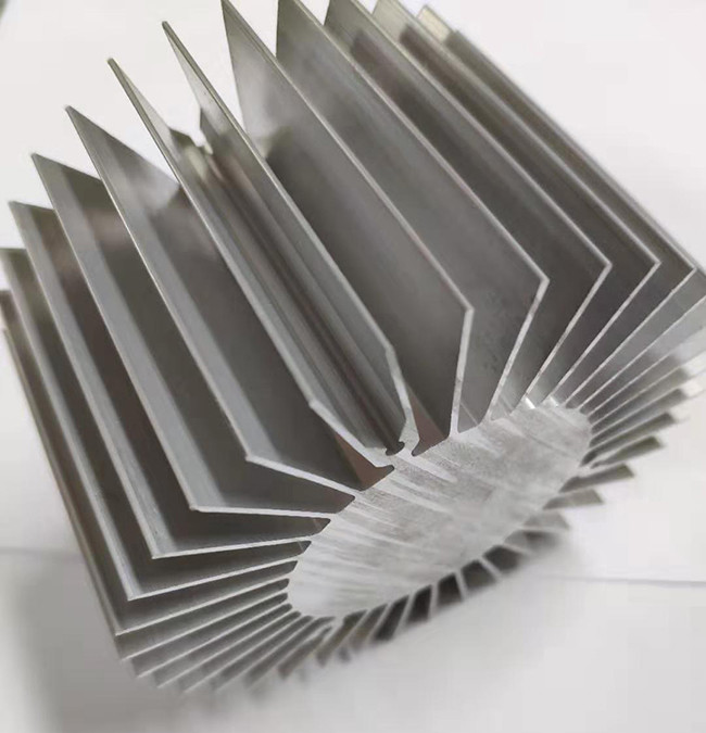 Round Shape Heatsink Extrusion Profiles , Anti Friction Aluminum Extrusion Profiles