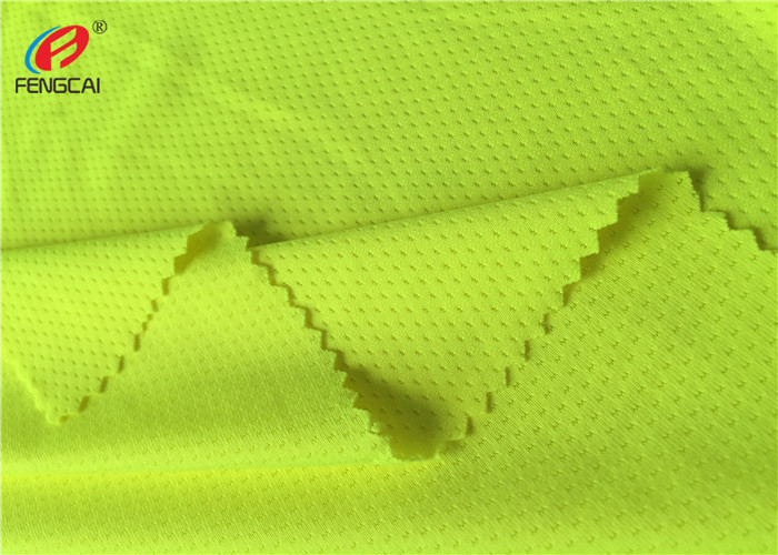 Polyester Spandex Stretch Mesh Fabric Single Jersey Weft Knitted Fabric
