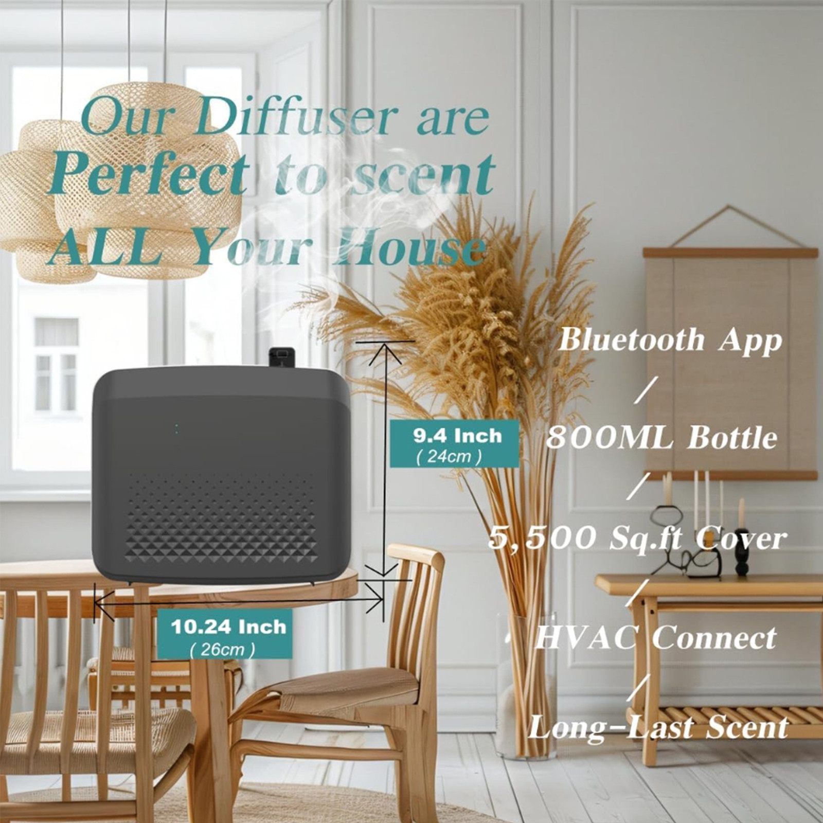 Buy cheap 800ml Aroma Diffuser 17W Private Mold Scented Aromatherapy Diffusers For Customer Requirements product