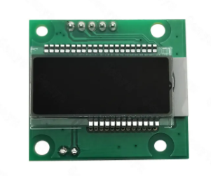 Customized 7 Segment LCD Display HTN Blue Background White Backlight SMT_HT1621