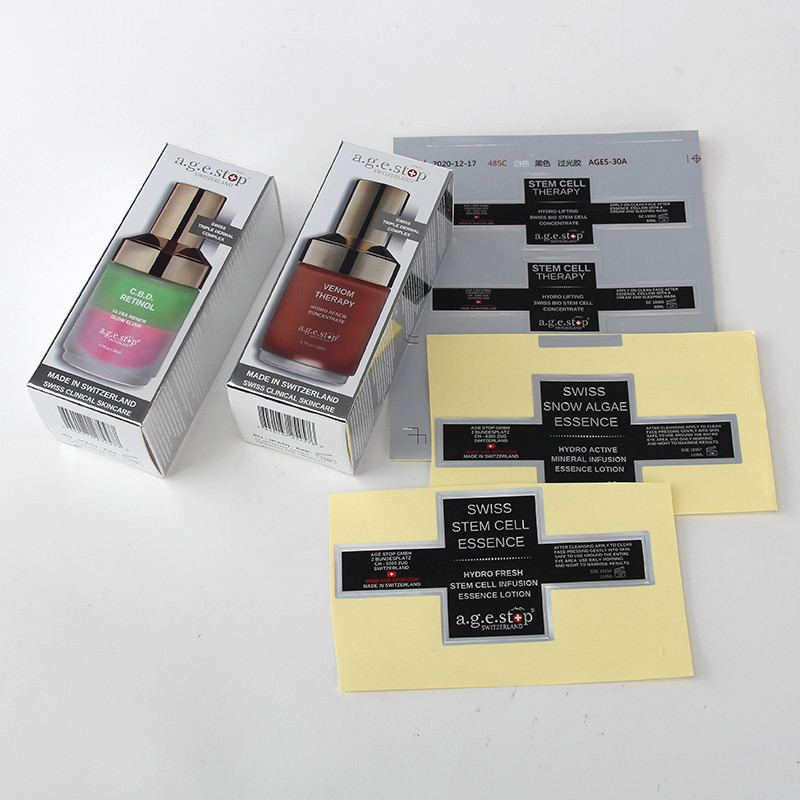 4cm X 8cm Adhesive Sticker Printer Paper Plain Vinyl Sticker Sheets For Skincare