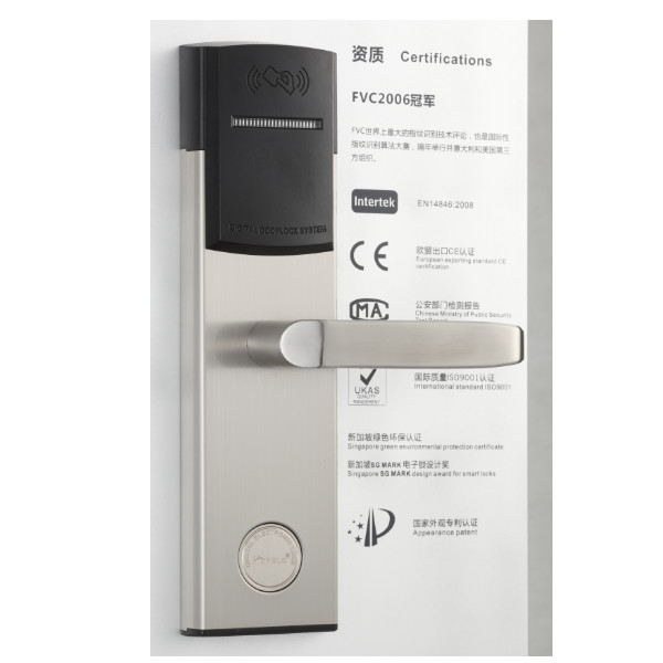 WiFi Network Digital Door Lock With Key / RFID Hotel Lock
