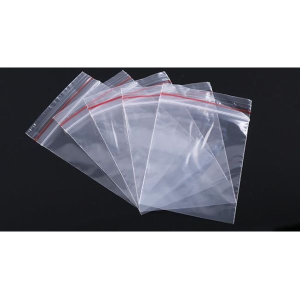 various sizes poly zip top reclosable ziplock bags zipper pouches grip seal clear packing bags