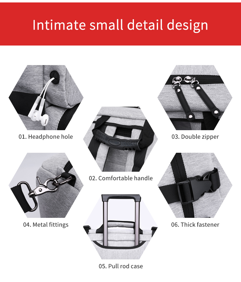 Brand new design custom logo multifunctional men business travel bag anti theft waterproof Laptop Backpack
