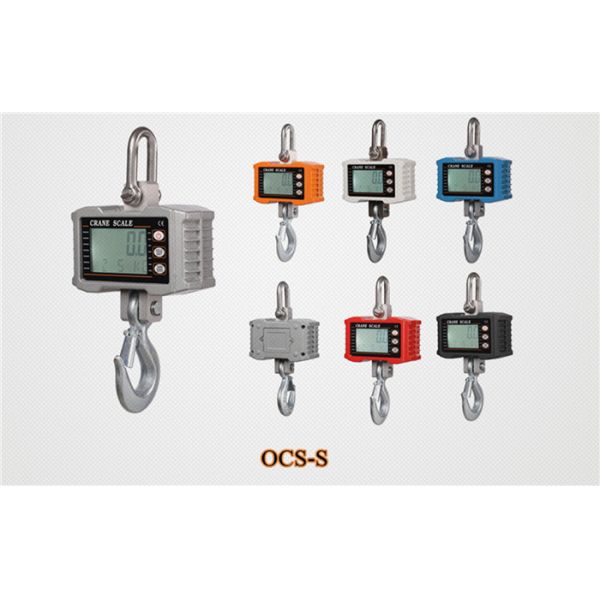 Digital Calibrate 300kg 0.1kg Lcd Display Mini Portable Crane Scale