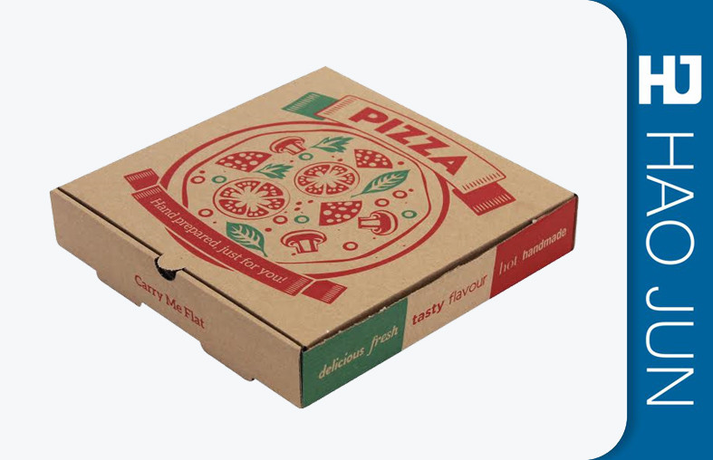 Brown Kraft Cardboard Food Boxes Plat Packed With 2mm Thickness Efluting Paper