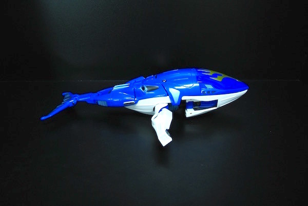 Blue Shark Figure Transformer Robot Toy Easy Operation For Display