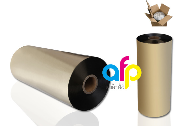 BOPP Thermal Metalized Film Various Color 52 Dynes Double Corona Treatment