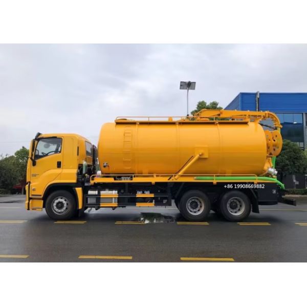 ISUZU 4x2 Driver 10000L Sewage Suction Truck with Vacuum Pump for Sucking Waste Water Vacuum Sewer Tanker Suction Truck