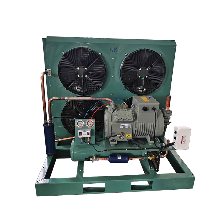 25HP Piston Compressor Condensing Unit with 240m2 Air Cooled Condenser