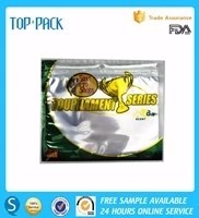Gravure Printing Custom Stand Up Pouch Holographic Foil Beauty Sponge Packaging
