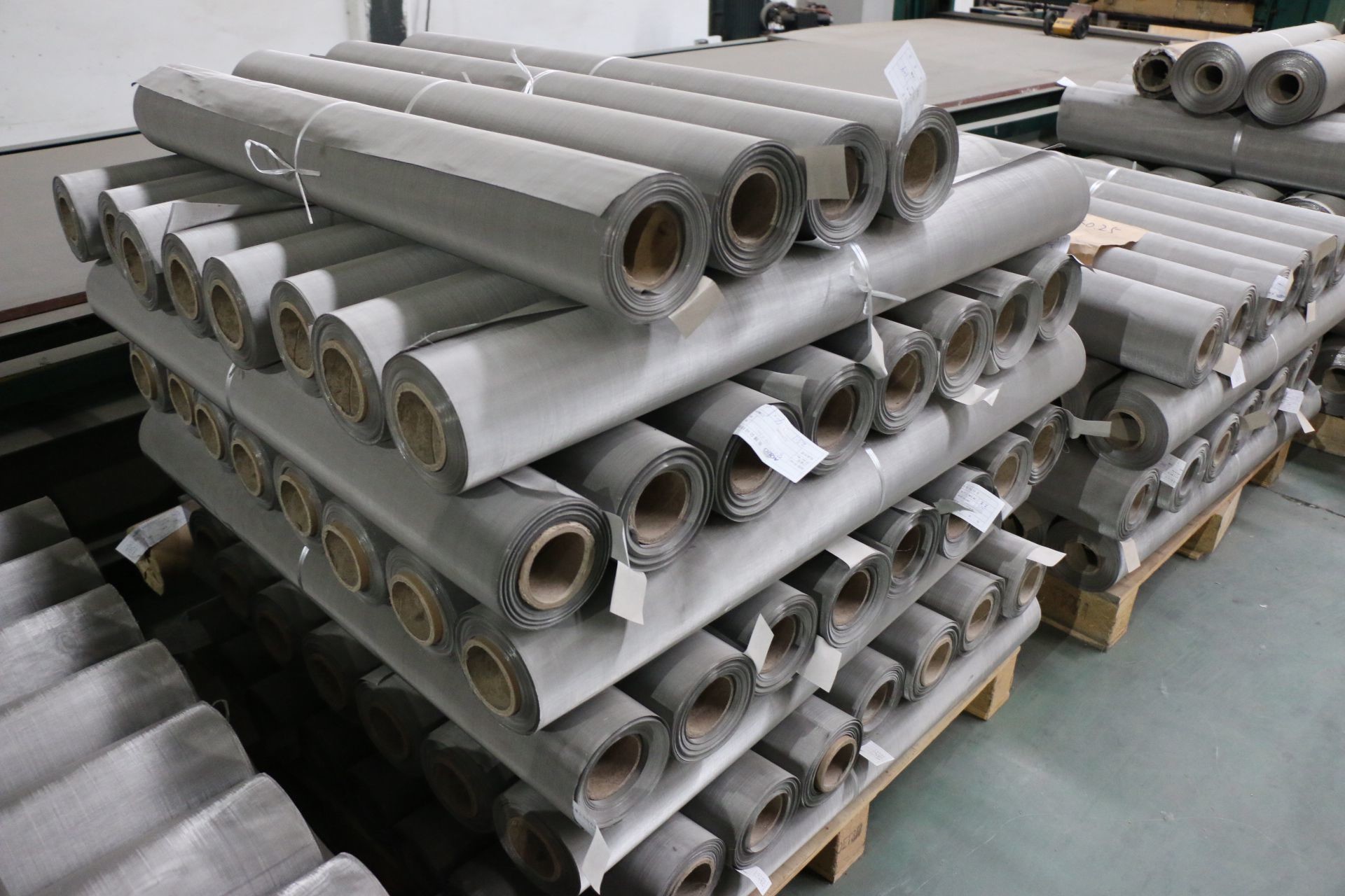 260x40/0.12x0.25 Stainless Steel Woven Wire Mesh Discs Acid Resisting