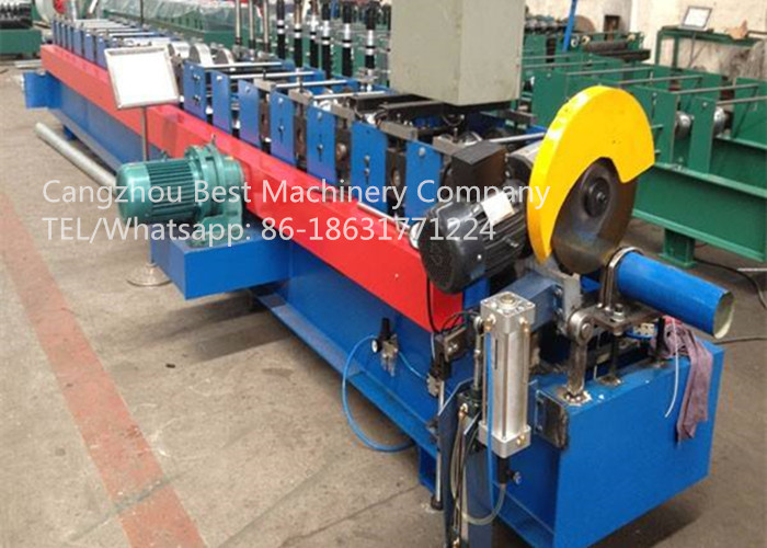 Gear Box Driven Round Downspout Machine Cold Roll Forming