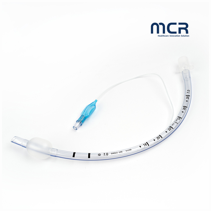 Medical Supply PVC Et Tube Regular Disposable Endotracheal Tube With Cuffed/Uncuffed