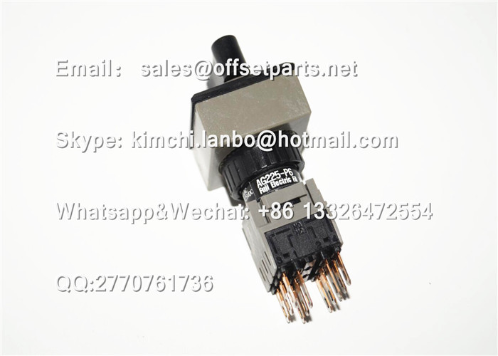 5BB-6101-230 AG225-P6B33 komori push button switch original parts for komori offset part machine