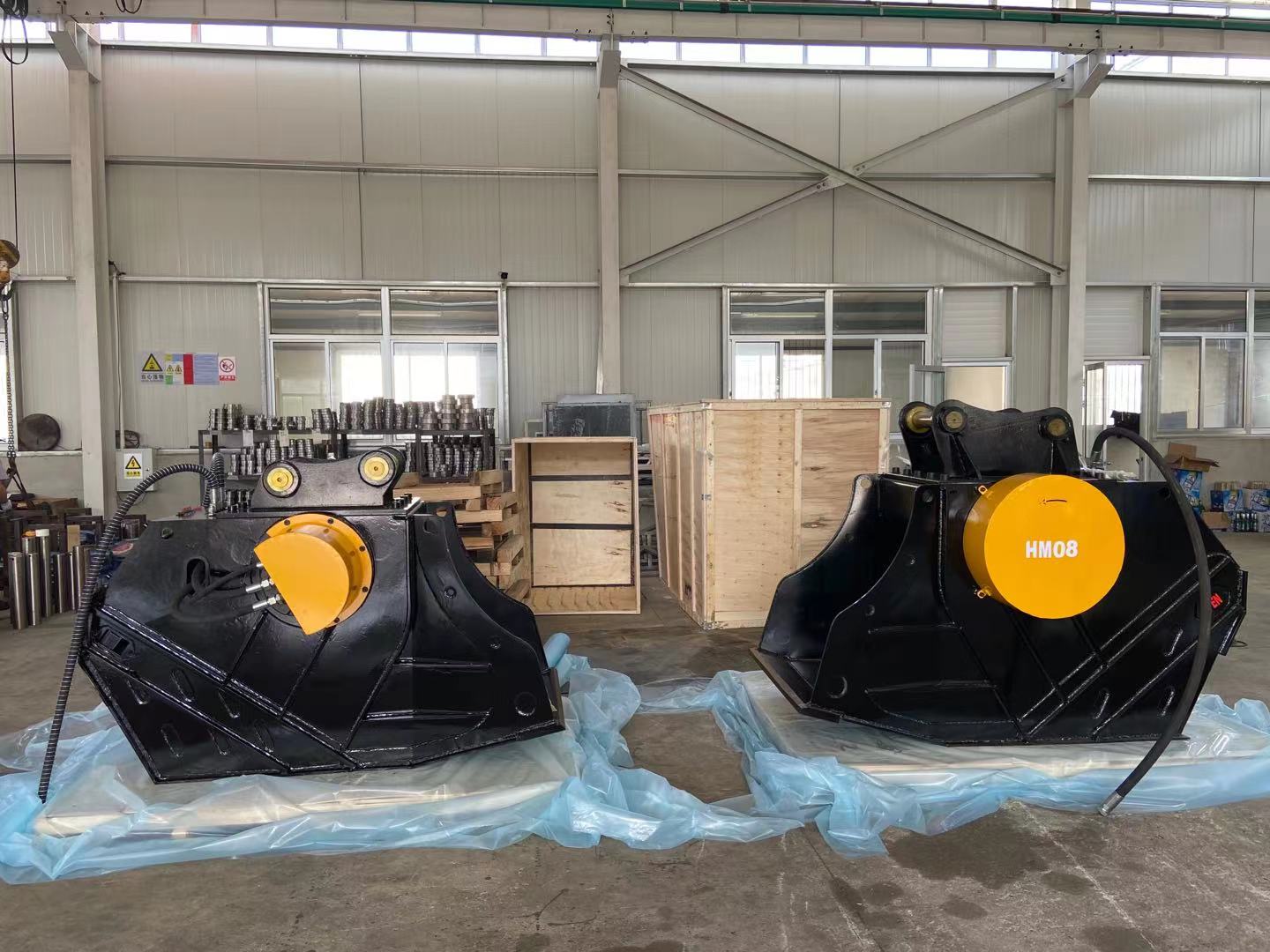 20T Excavator Rock Crusher Bucket Heavy Duty Construction Machine Attachment