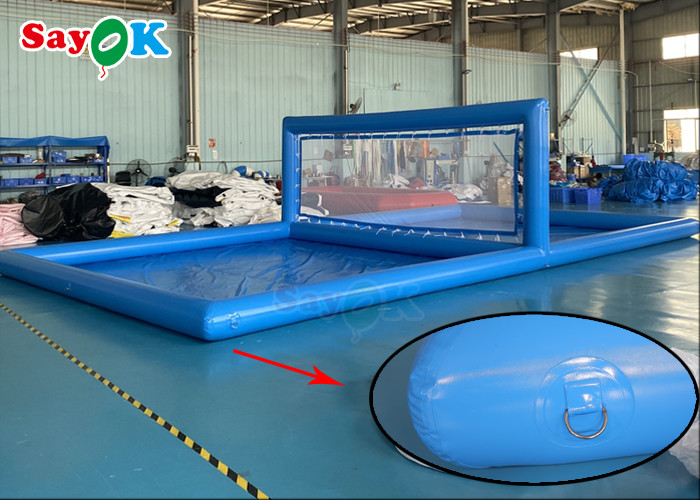 Inflatable Water Sports Giant Beach Pool Inflatable Volleyball Field Inflatable Water Volleyball Court 10x5x2.1mH