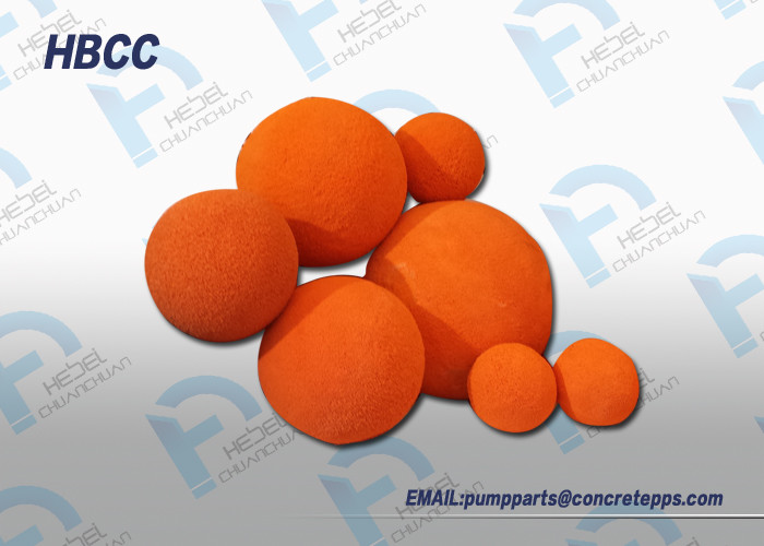 Sponge Rubber Cleaning Ball 125 Concrete Pipe Washing Cylinder