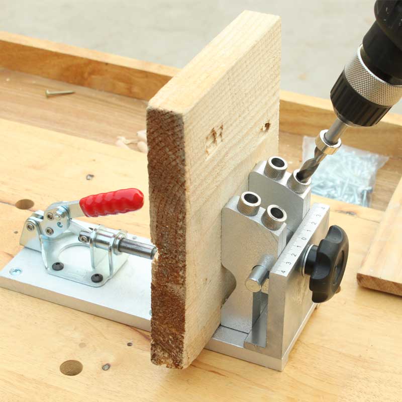 Hand Tool Push Pull Toggle Clamp Applies In Woodworking Pocket Hole Jig System