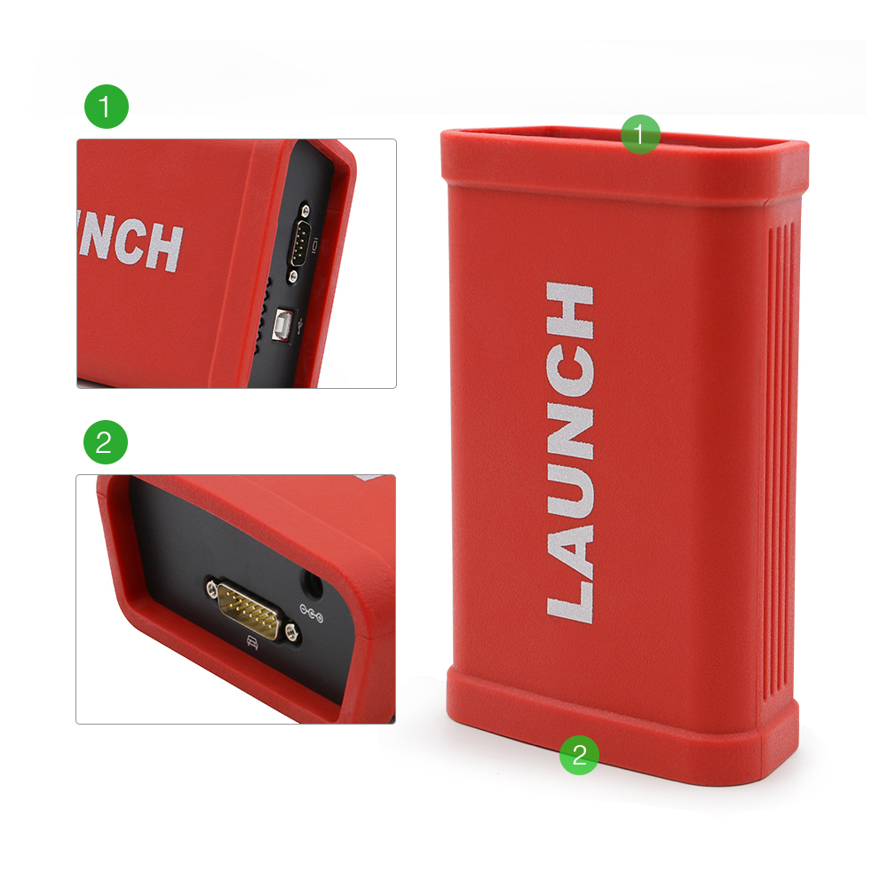 Original LAUNCH X431 V+ Diagnosis Of Heavy Duty Truck HD 10.1" Tablet Diagnostic Scanner Test For 24V Truck Tool
