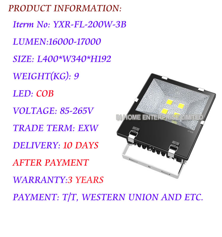 New products building LED flood light led work light high power led flood light