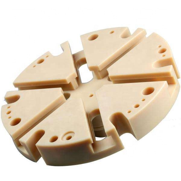 POM Gear Machining Plastic Parts PA66 Nylon CNC Plastic Machining Services
