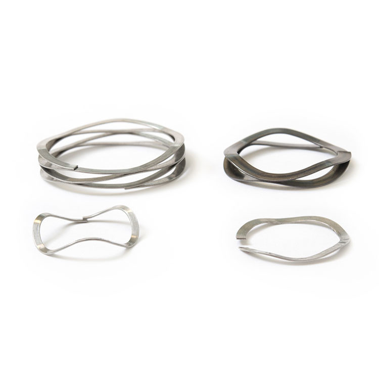 Nickel Plating 0.6mm SUS304 Stainless Steel Wave Spring