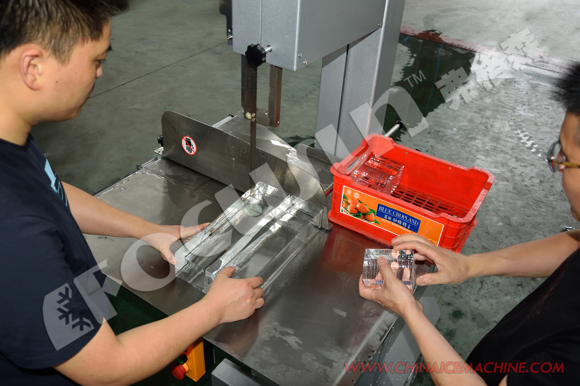 Transparent Block Ice Maker with Condenser Core Components Ice Sculpture Machine