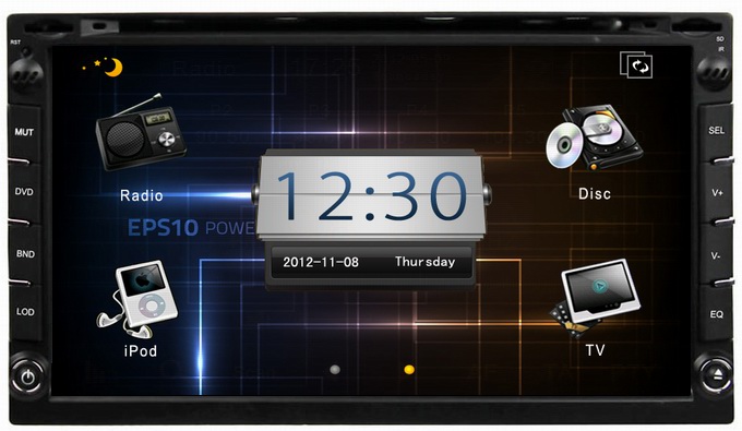 Autoradio bluetooth PIP GPS iPod USB SD for Universal car DVD OCB-6952