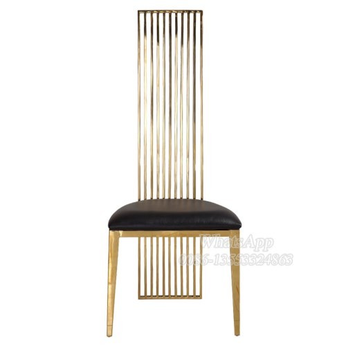 Brushed Stainless Steel Dining Chair for Wedding Party (YS-19)