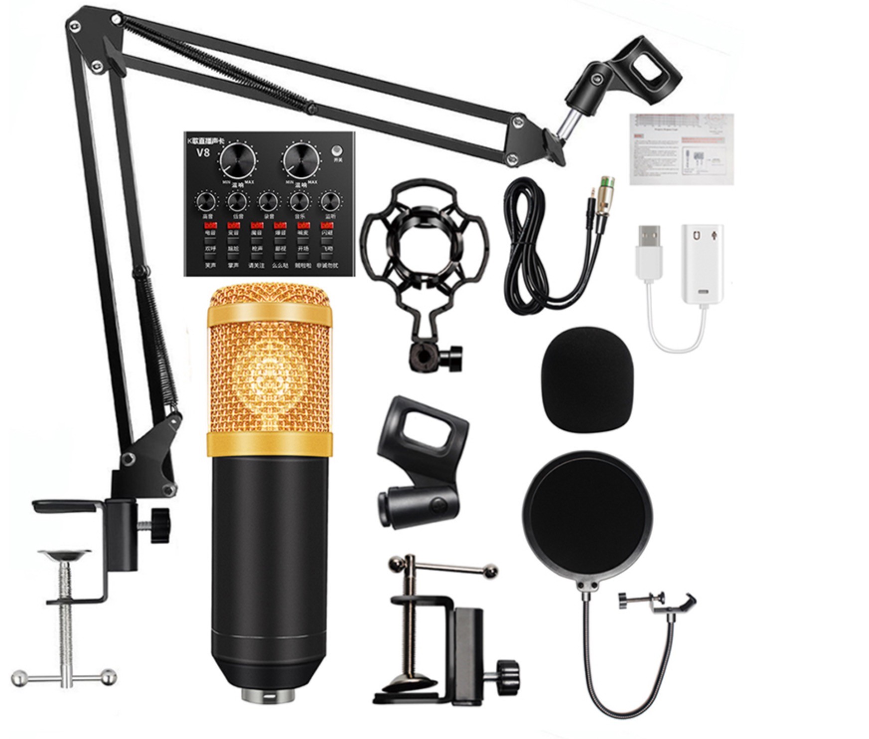 16KHz Dynamic Microphone For Recording