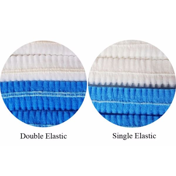 25 gsm Disposable Hair Net Cap , ISO9001 Polypropylene Bouffant Caps For Hospital