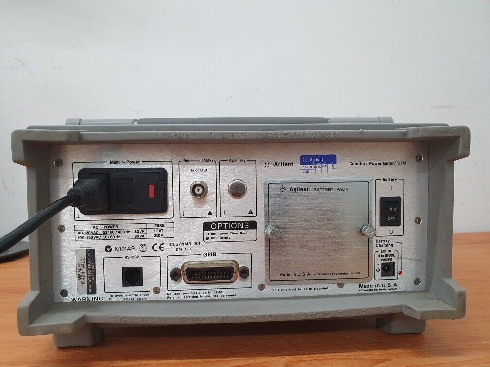 Agilent 53147A RF Power Meter Microwave Counter DVM 20GHz Ultra Wideband