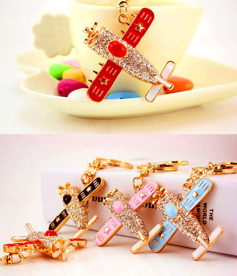motorcycle Rhinestone Key Chain 6cm x 6cm Luxury Crystal Pendant