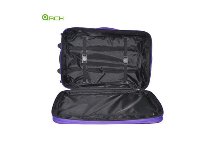 600D Polyester Trolley Case Soft Sided Luggage with Skate Wheels