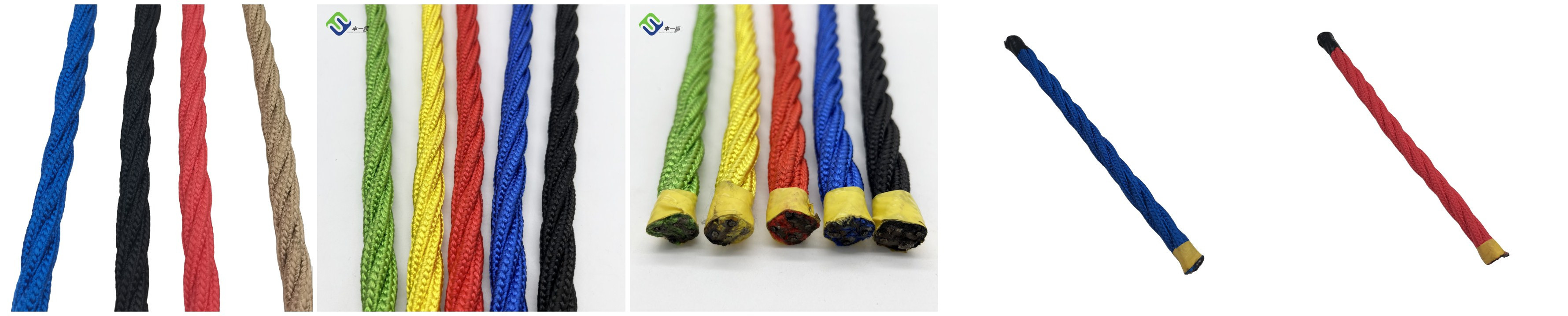 8mm - 12mm Playground Combination Rope Anti UV PP Polyester Nylon