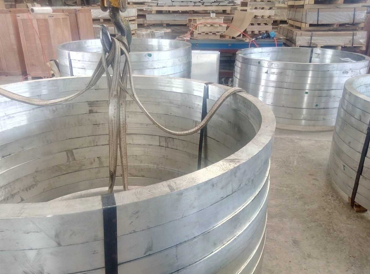 Rolled Ring Forgings Used In Aerospace Industry 7075 T6 Aluminum Forging Parts
