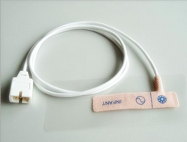 Mindray Non Woven Disposable Spo2 Sensor DB9 7 Pin OD 4.0mm TPU Cable