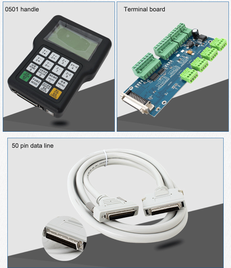 3 Axis DSP 0501 CNC Router Handle for Controlled Axis Number and Long Service Life
