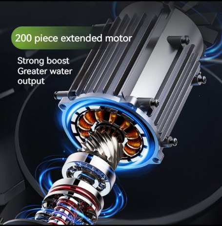 Portable High Pressure Car Washing Tool Large Capacity Intelligent Cleaning Pump