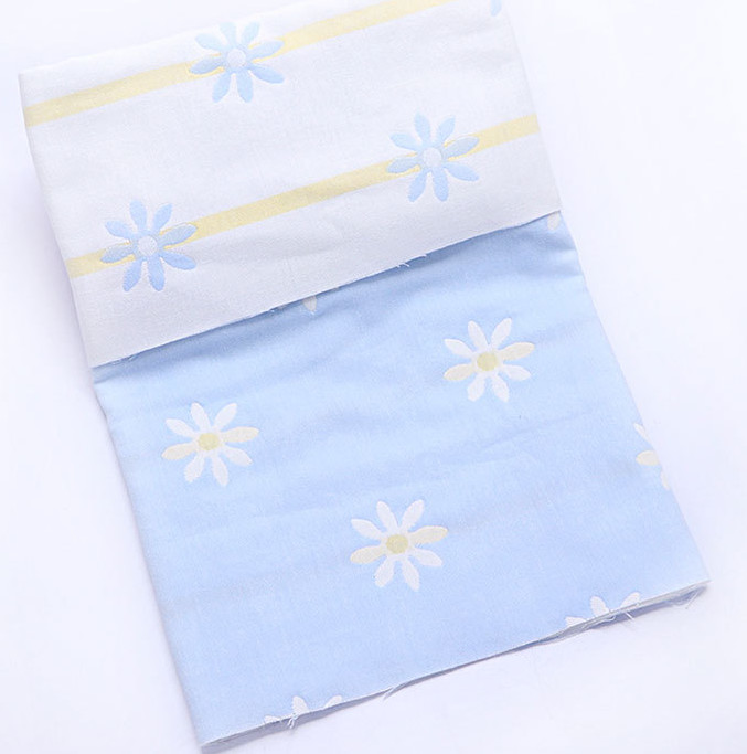 Double Layers Colorful Jacquard Cotton Fabric 130gsm Vivid Pattern