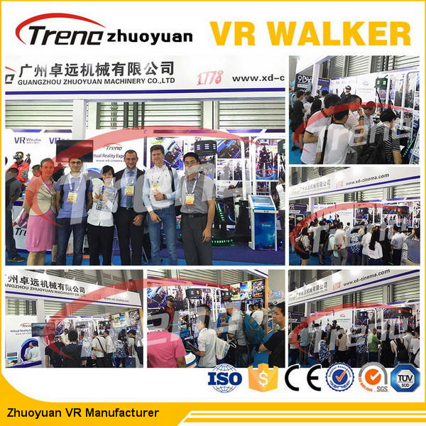 Omni-Directional VR Walker 360 Degrees Of Continuous Movement Within A Small Space