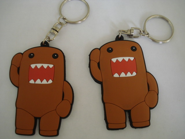 Decoration Personalized Couples Keychains , Custom Rubber Keyrings Advertisement