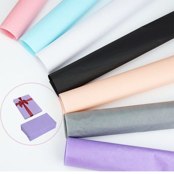 Eco friendly 17 Gram Multicolor Wrapping Paper Printing Custom LOGO